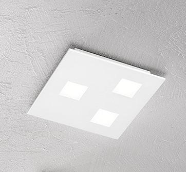 PLAFONIERA IN METALLO COLORE BIANCO